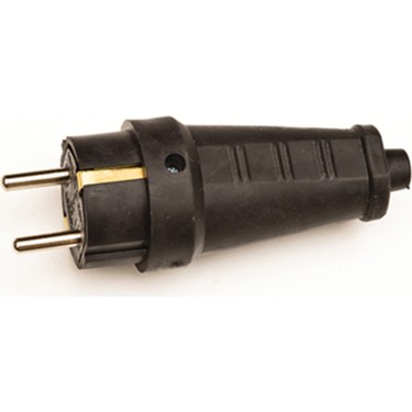 Kauçuk Mofofaze Topraklı Erkek Fiş 220V Kaliteli